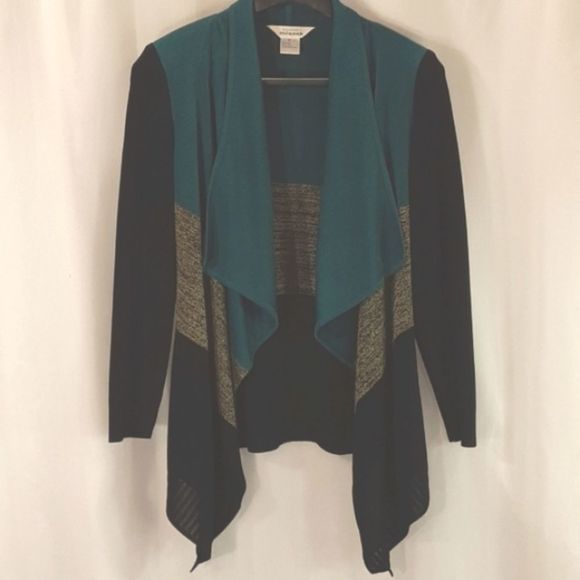 Exclusively Misook size small open front cardigan * - Picture 2 of 13
